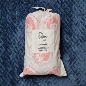 The Golden Girls X Cakeworthy Sheet Set, Full, New With Tags